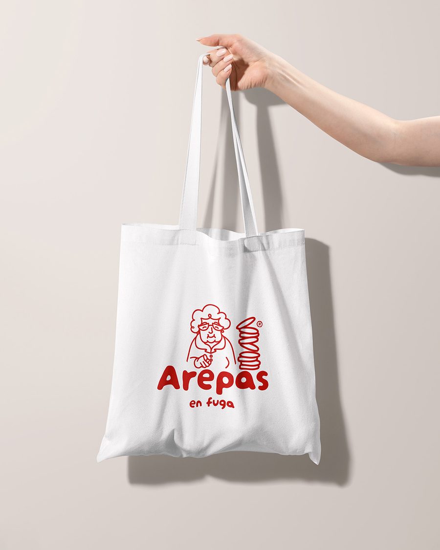 Tote bag de Arepas en fuga