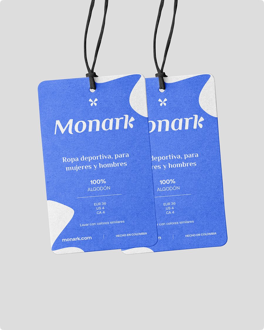 Etiquetas de prenda Monark
